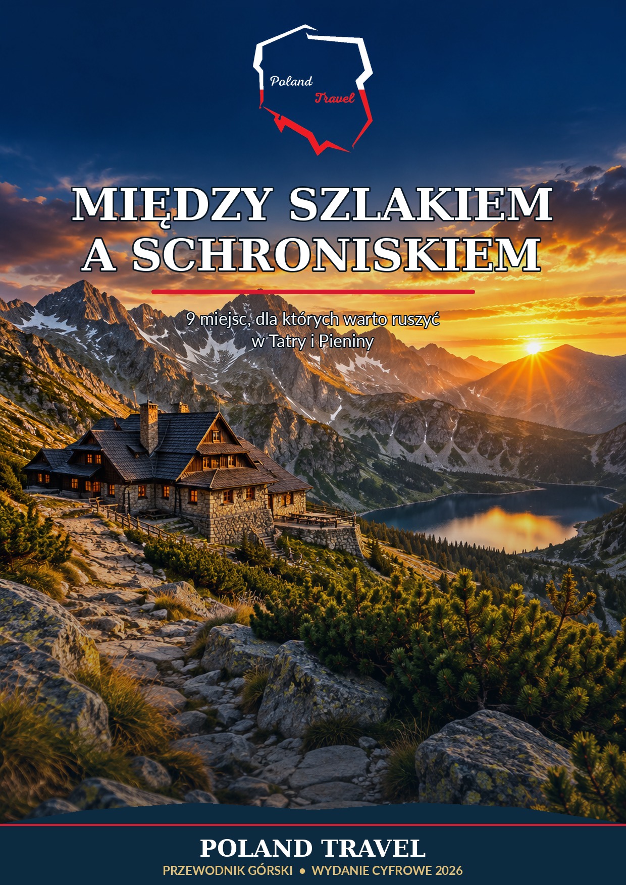 Okładka e-booka Między szlakiem a schroniskiem — 9 miejsc w Tatrach i Pieninach